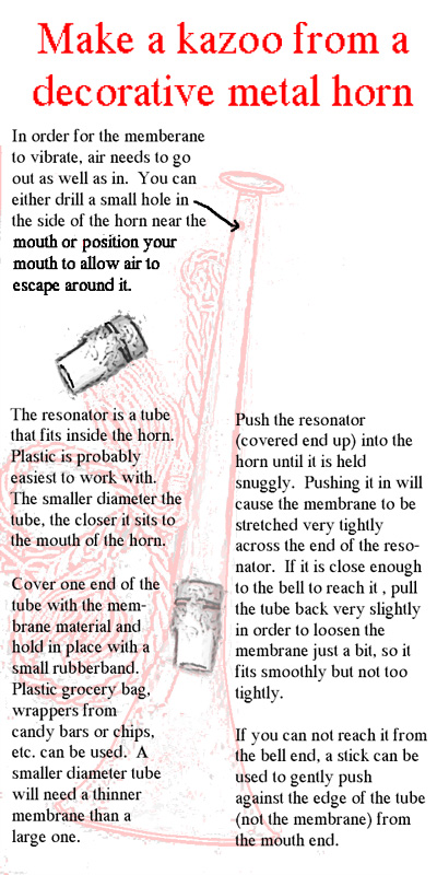 Kazoo'd Horn